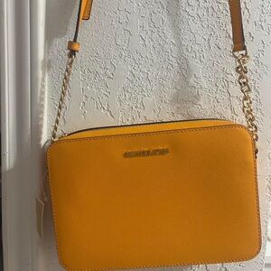 Michael Kors Vibrant Orange Crossbody Bag